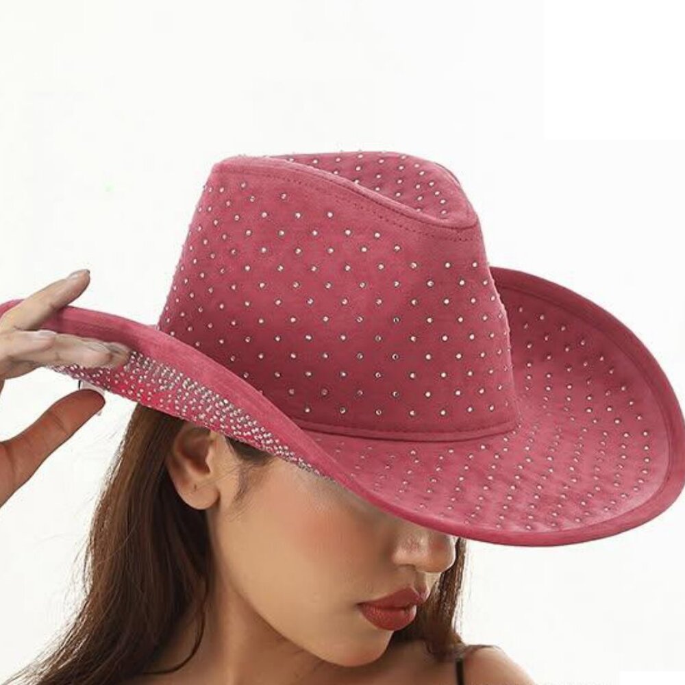 BLING PINK SEXY COWGIRL HAT